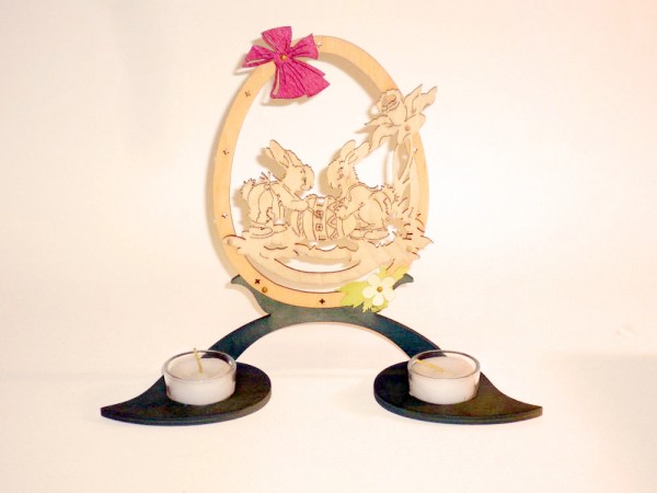 Teelichthalter "Ostermotiv"