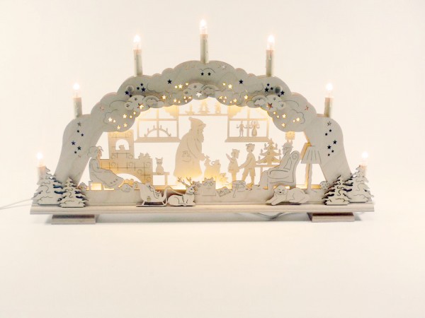 Schwibbogen Bescherung