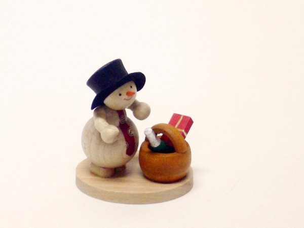 Figur Scheemann mit Präsentkorb