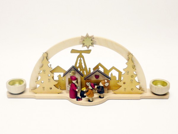 Schwibbogen Bescherung