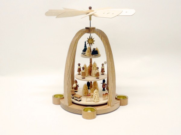 Pyramide für Teelichter