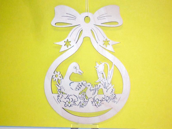 Fensterbild Gänse groß