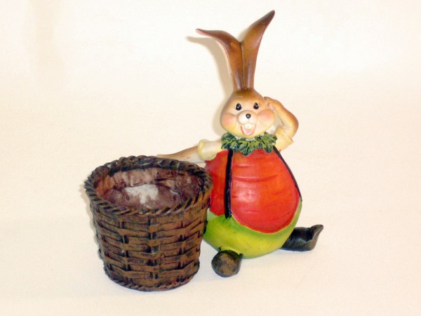 Osterhase mit Korb