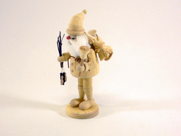 Räuchermann Weihnachtsmann mit Glocke