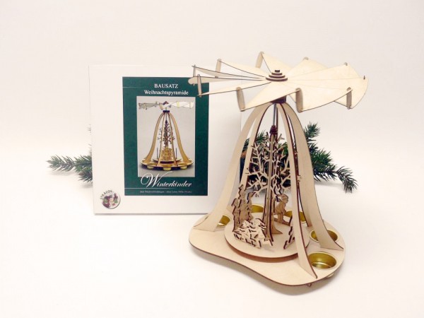 Pyramidenbausatz Winterkinder