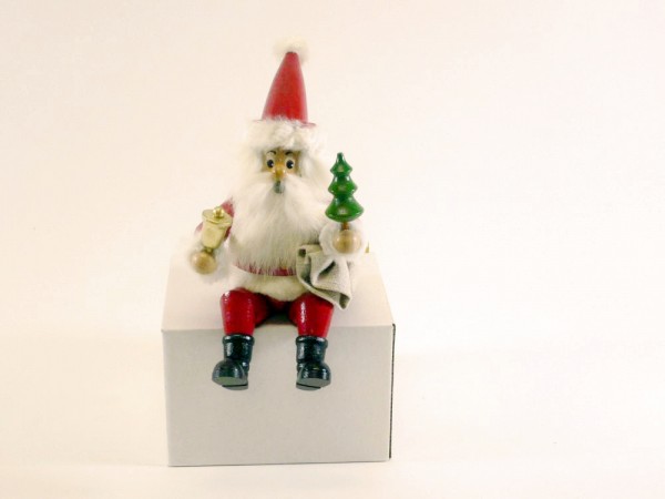 Räuchermann Weihnachtsmann mit Baum