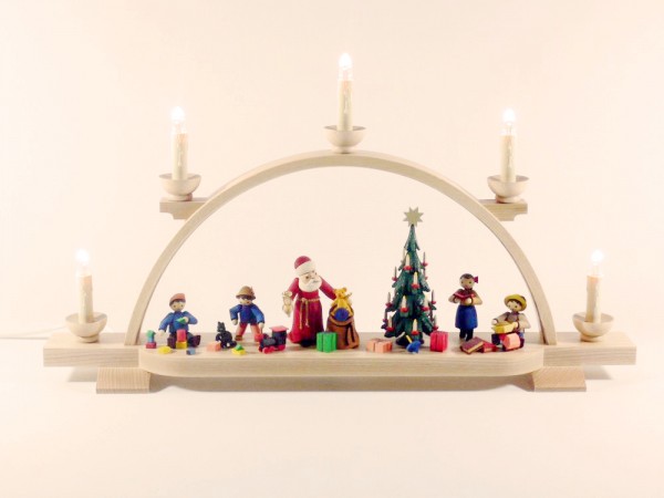 Schwibbogen Bescherung