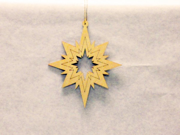 Baumbehang Stern, doppelt