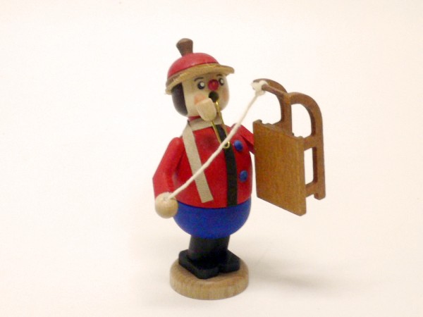 Räuchermann Schlittenfahrer