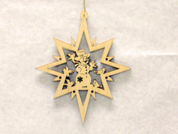 Baumbehang Stern Schneemann