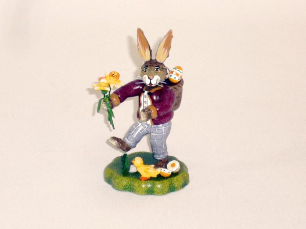 Hasenvater mit Narzisse