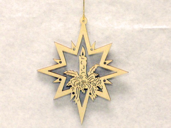 Baumbehang Stern Kerze