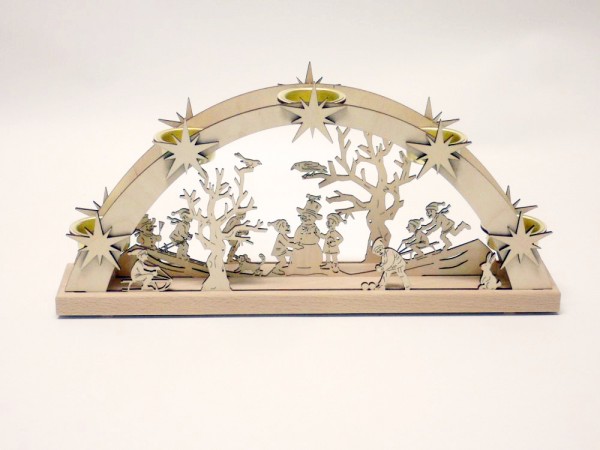 Schwibbogen Schneemann