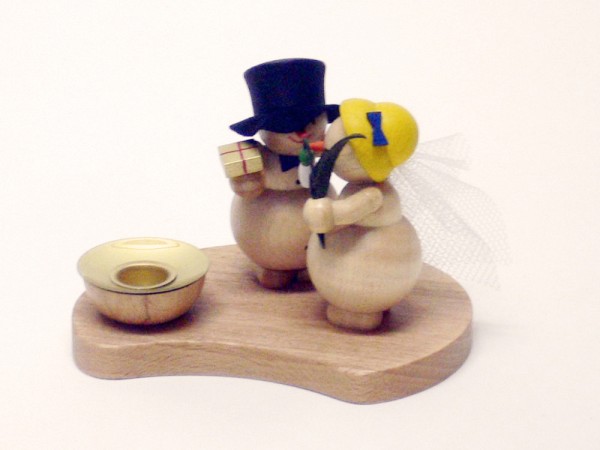 Lichterhalter Schneemannhochzeit