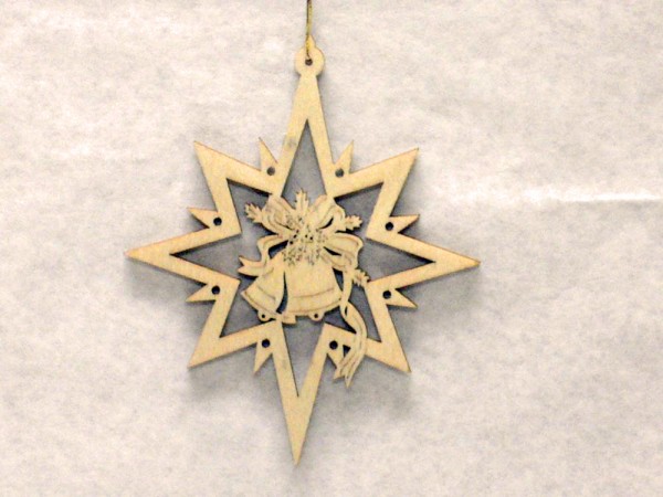 Baumbehang Stern Glocke