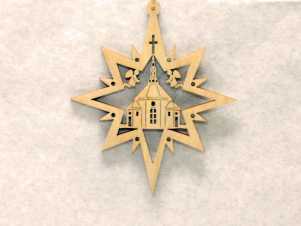 Baumbehang Stern Seiffener Kirche