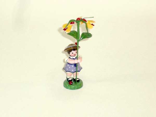 Blumenkind Mädchen mit Schönmalve