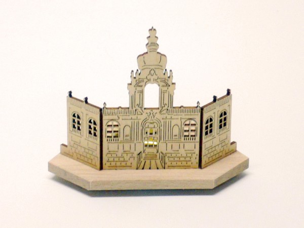 Teelichthalter Kronentor